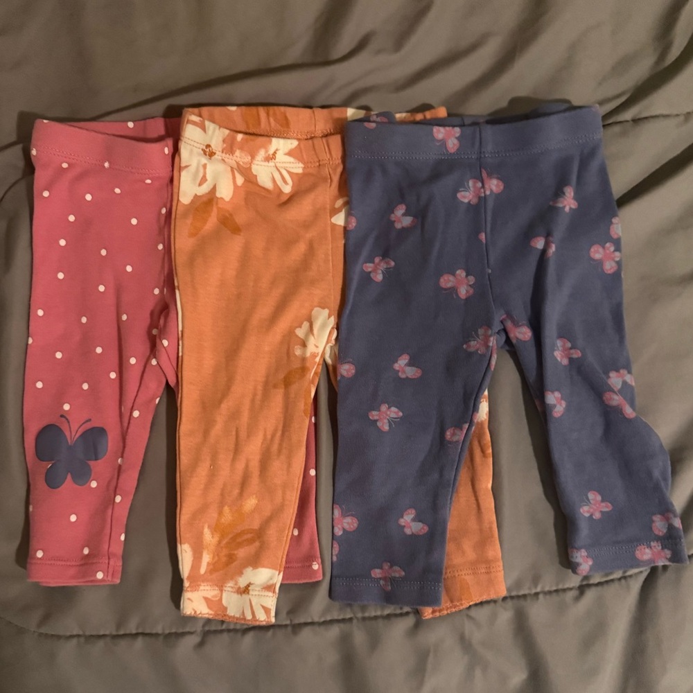 Great Condition! Set of 3 Girls Pants, 6 Months